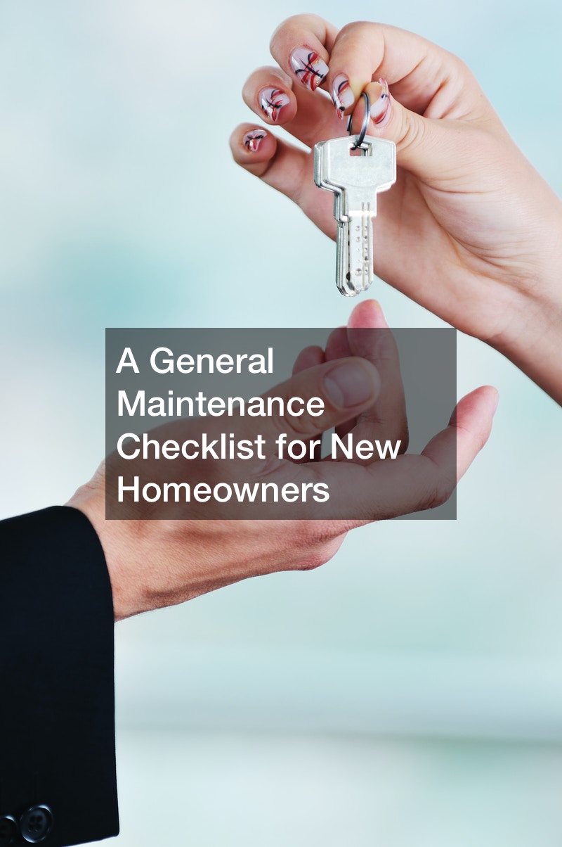 checklist for new homeowners